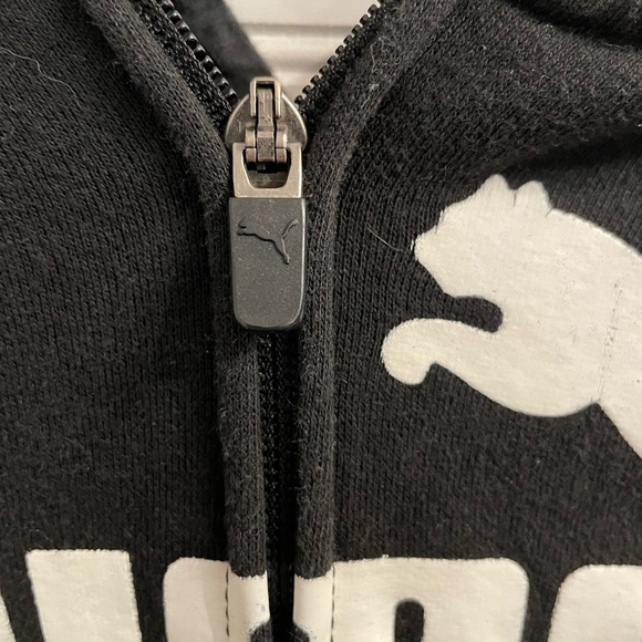 Boys Puma Black Jacket - Picture 2 of 6